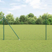 Euro ograda s špicama 10 x 1,6 m Čelik premazan PVC-om Zelena