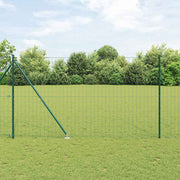 Euro ograda s špicama 10 x 1,6 m Čelik premazan PVC-om Zelena
