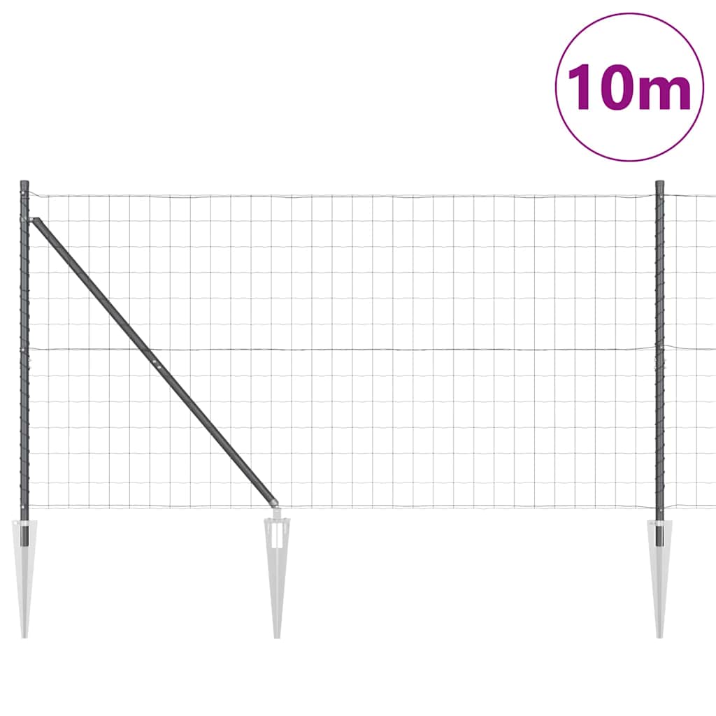 Zavareno žičano ograđivanje s bodljama 10 x 1,4 m (Š x V)