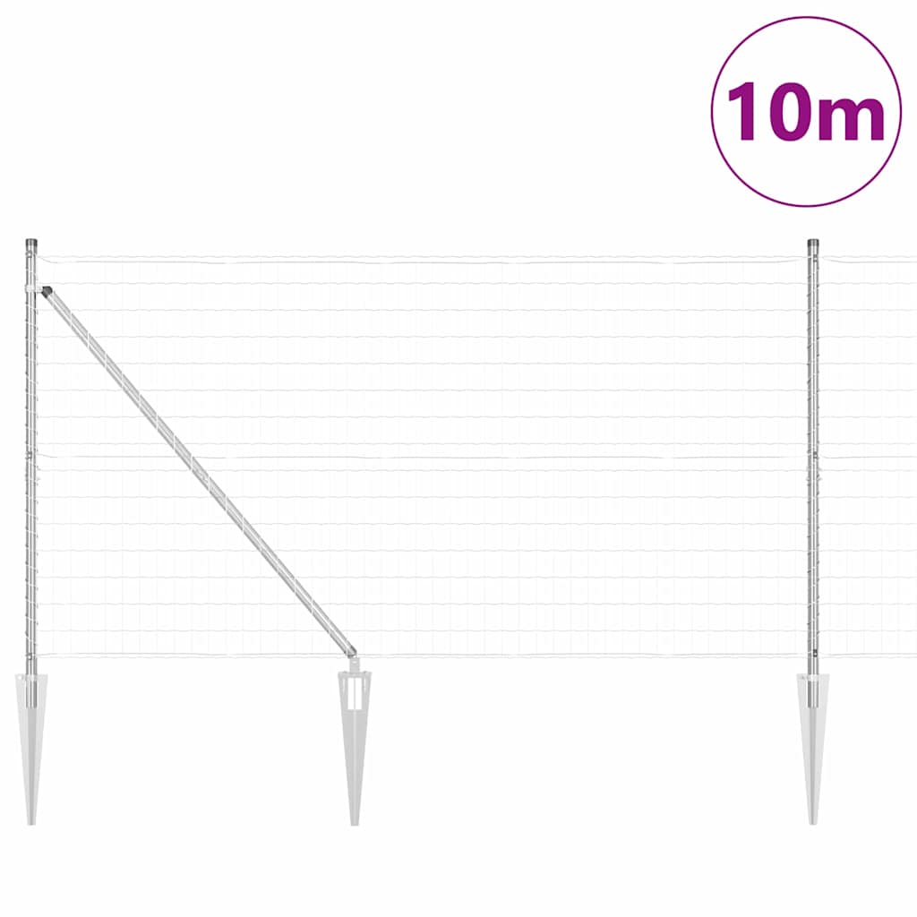 Zavareno žičano ograđivanje s bodljama 10 x 1,4 m (Š x V)