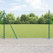 Euro Ograđivanje s Betonskom Bazom 25 x 1,2 m Zelena Mreža