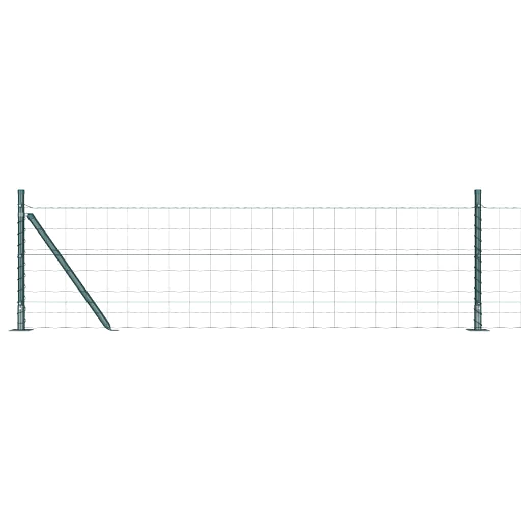 Euro Ograđivanje s Betonskom Bazom 25 x 0,6 m Zelena Mreža