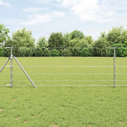 Temeljna zavarena žičana ograda 25 x 0,8 m Pocinčani čelik