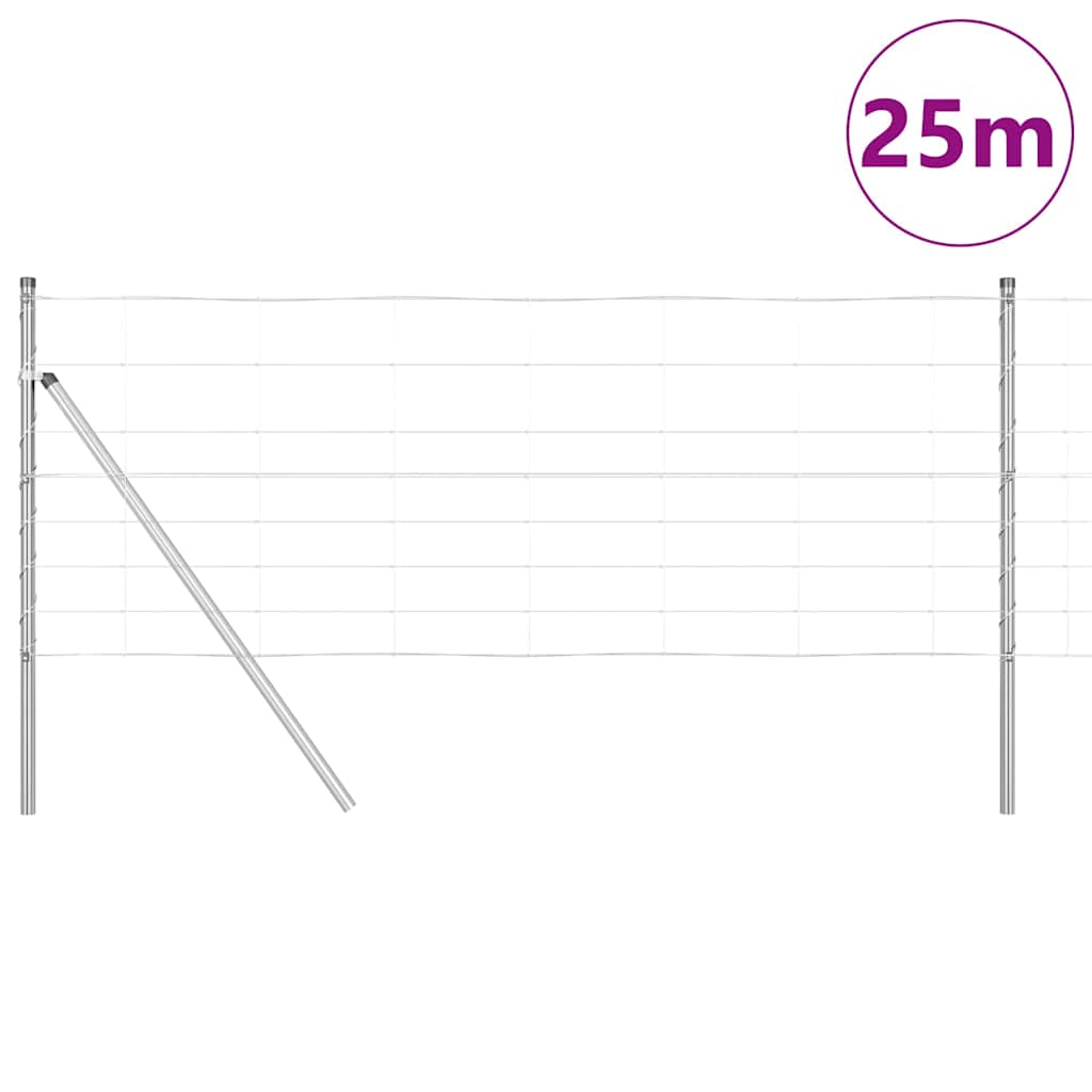 Temeljna zavarena žičana ograda 25 x 0,8 m (Š x V)
