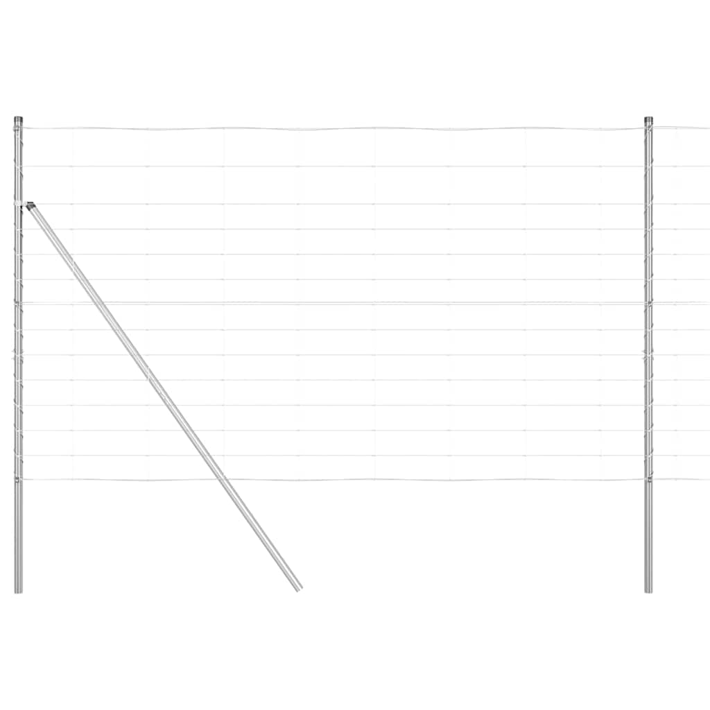 Temeljna zavarena žičana ograda 50 x 1,4 m Pocinčani čelik