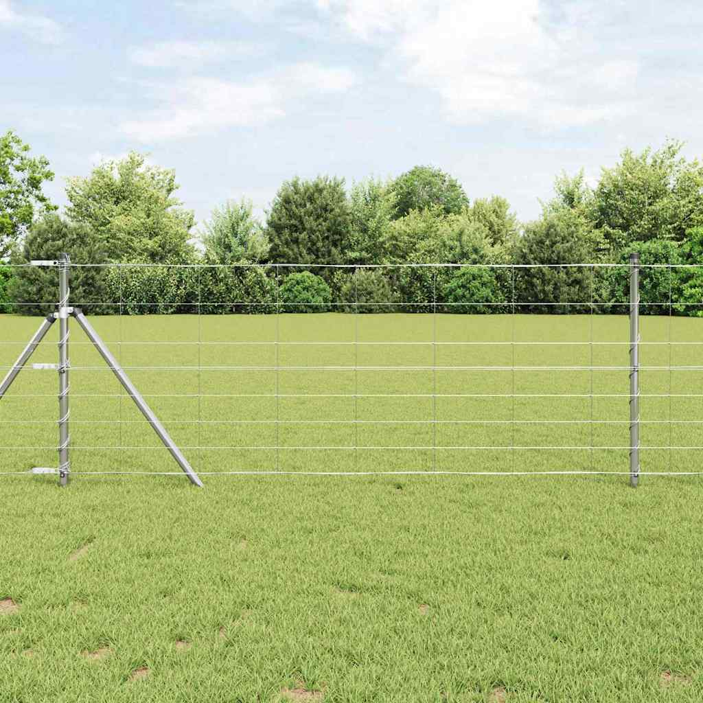 Temeljna zavarena žičana ograda 100 x 0,8 m Pocinčani čelik