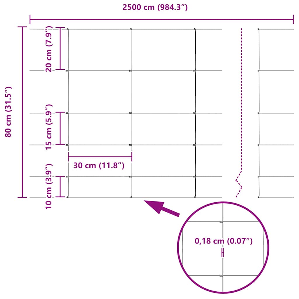 Stup za ogradu Galvanizirano 25 x 0,8 m Čelik