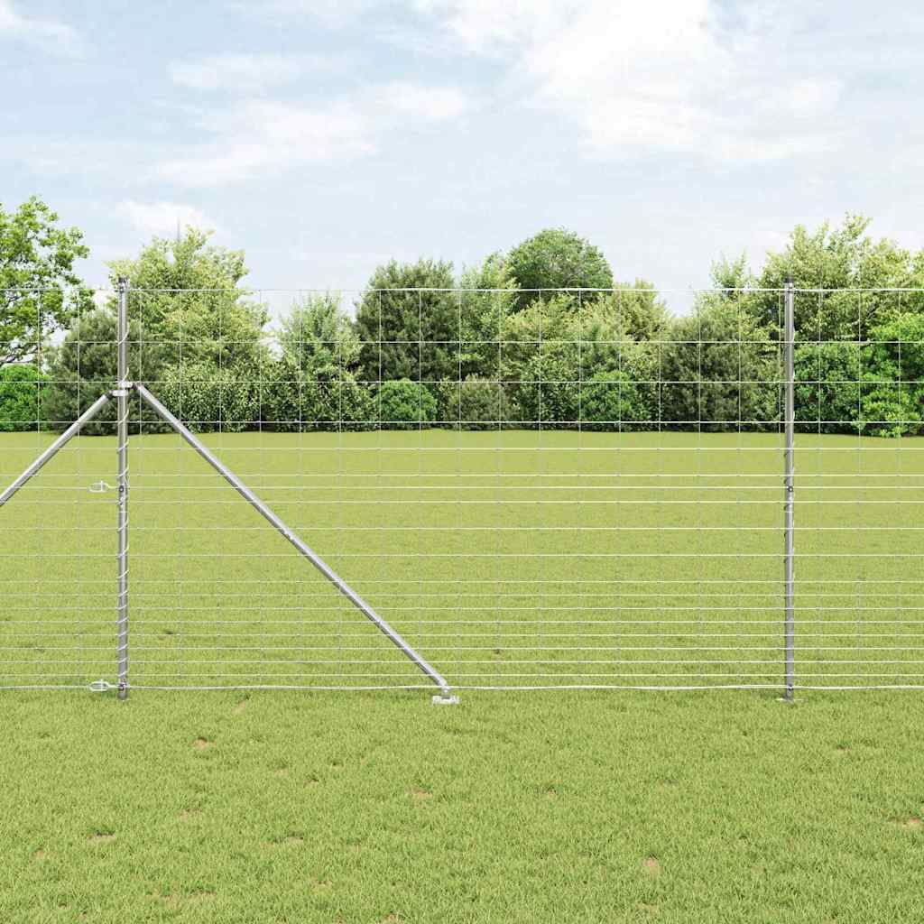 Zavareno žičano ograđivanje s bodljama 25 x 1,5 m Srebrna Mreža