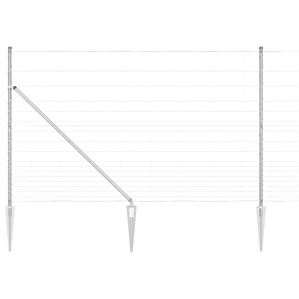 Stup za ogradu Galvanizirano 25 x 1,5 m Čelik