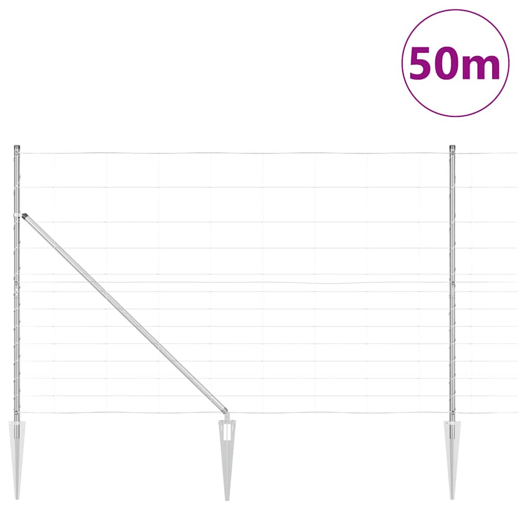 Zavareno žičano ograđivanje s bodljama 50 x 1,5 m (Š x V)