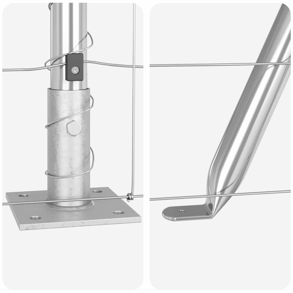 Stup za ogradu Galvanizirano 25 x 1 m Čelik