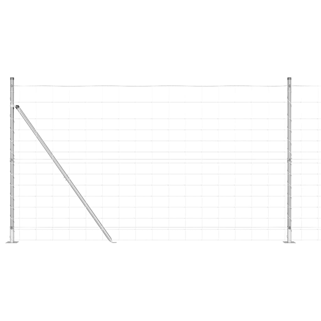 Zavareno žičano ogradno mreža s betonskom podlogom 25 x 1,4 m