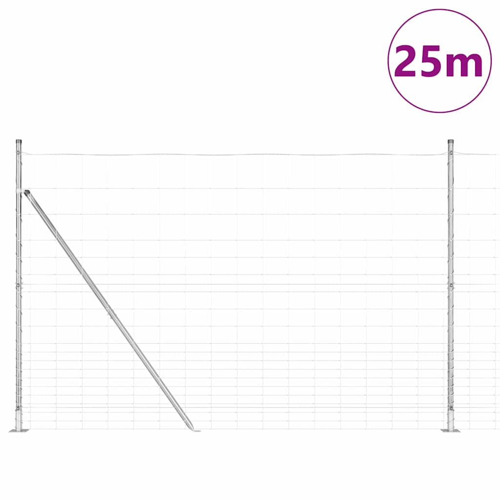 Stup za ogradu Galvanizirano 25 x 1,6 m Čelik