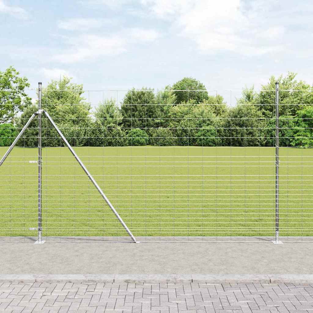 Zavareno žičano ogradno mreža s betonskom podlogom 25 x 1,6 m
