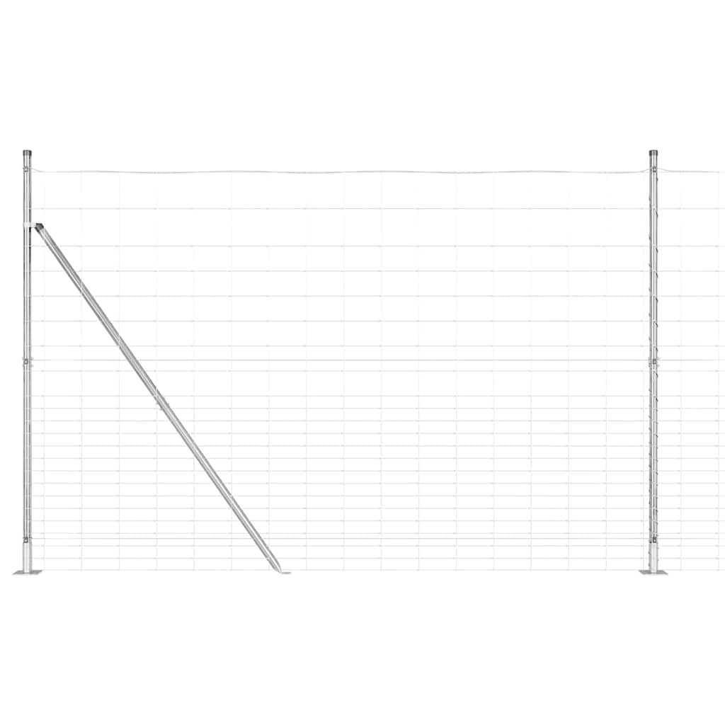 Zavareno žičano ogradno mreža s betonskom podlogom 25 x 1,6 m