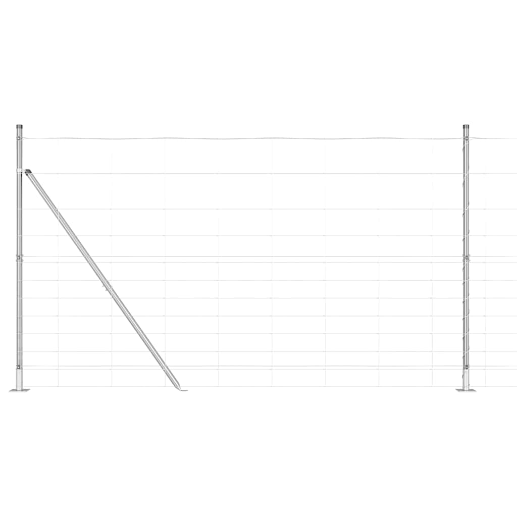 Zavareno žičano ogradno mreža s betonskom podlogom 50 x 1,4 m