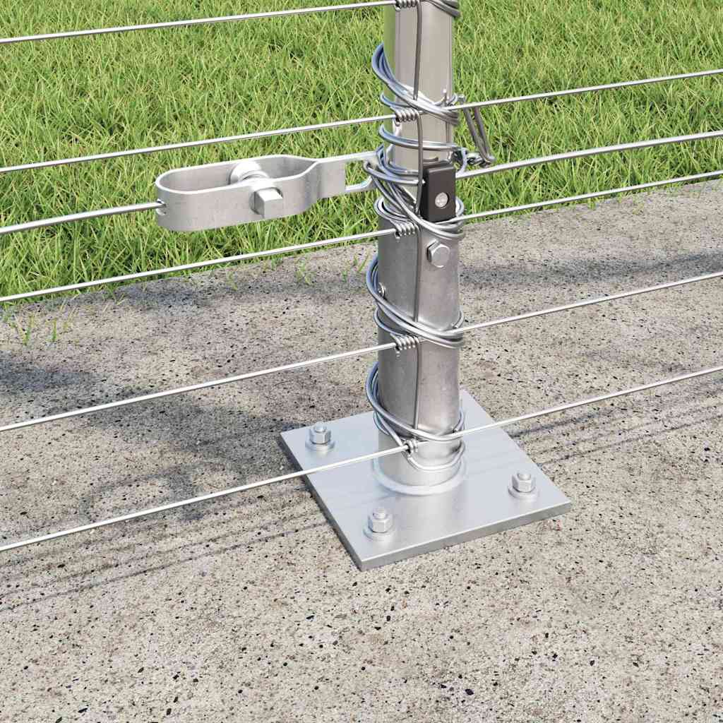 Zavareno žičano ogradno mreža s betonskom podlogom 50 x 1,5 m