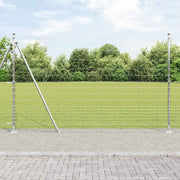 Zavareno žičano ogradno mreža s betonskom podlogom 50 x 1,5 m