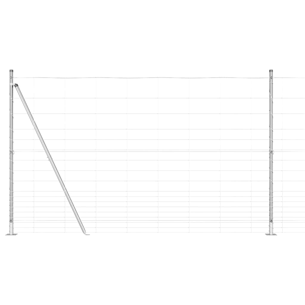 Zavareno žičano ogradno mreža s betonskom podlogom 50 x 1,5 m