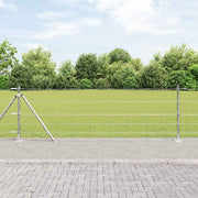 Zavareno žičano ogradno mreža s betonskom podlogom 100 x 0,8 m