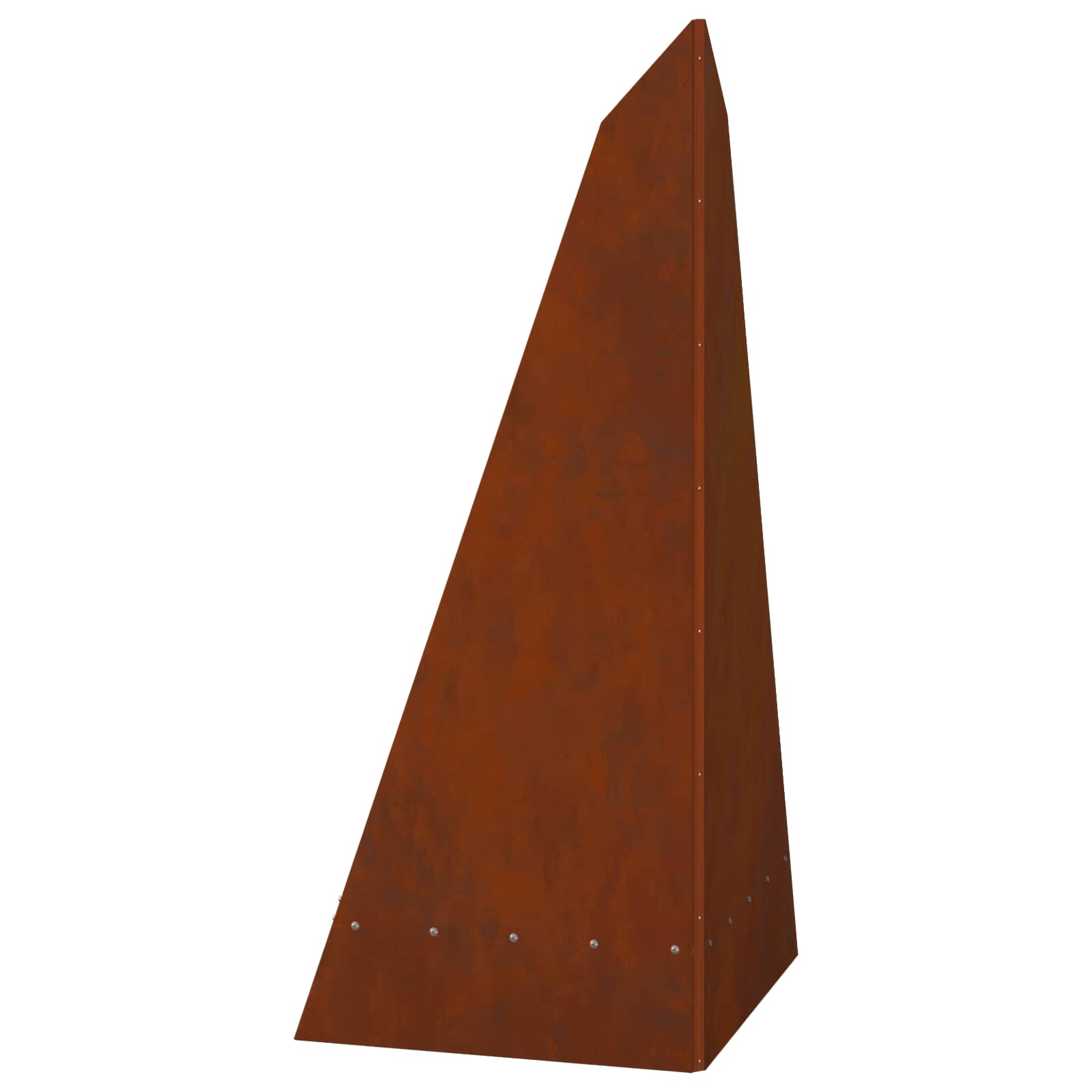 Kamin Smeđa 58 x 40 x 100 cm Čelik otporan na vremenske uvjete