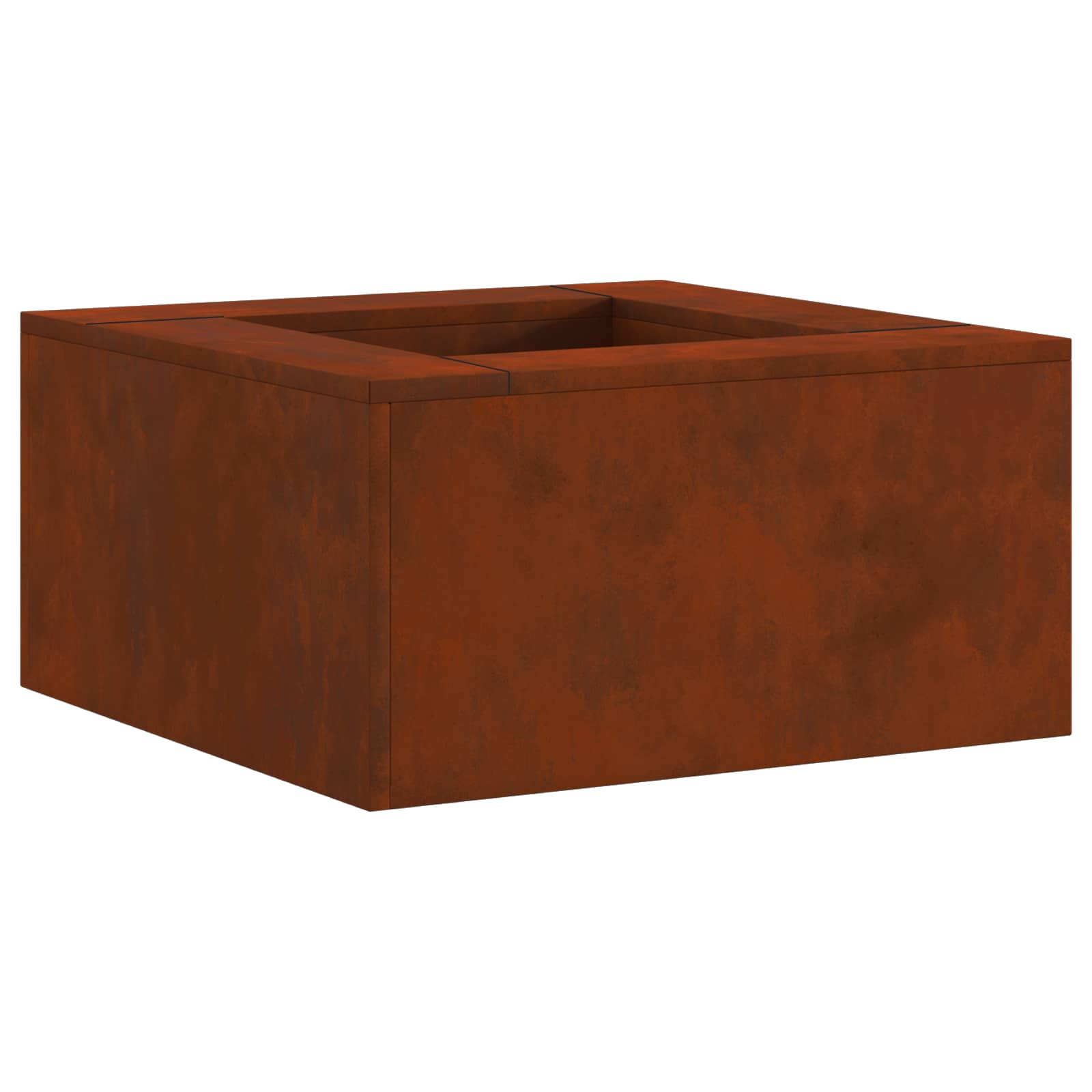 Kamin Smeđa 60 x 60 x 30 cm Čelik otporan na vremenske uvjete