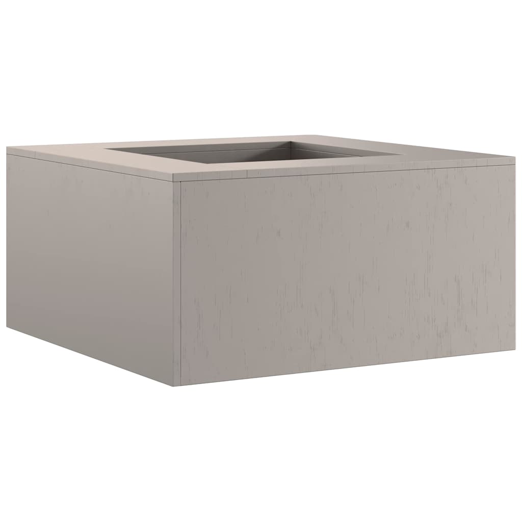 Kamin Smeđa 80 x 80 x 40 cm Čelik otporan na vremenske uvjete