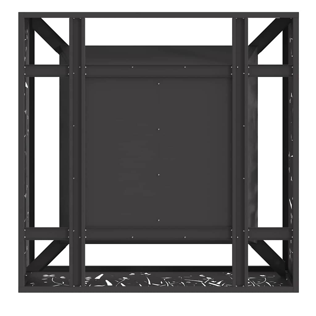Kamin Crna 80 x 80 x 30 cm Čelik