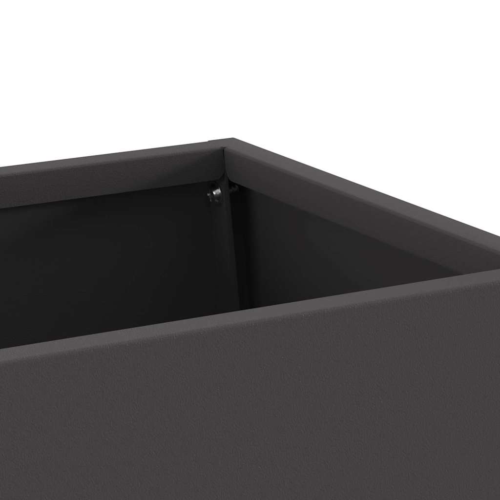 Kamin Crna 60 x 35 x 100 cm Čelik
