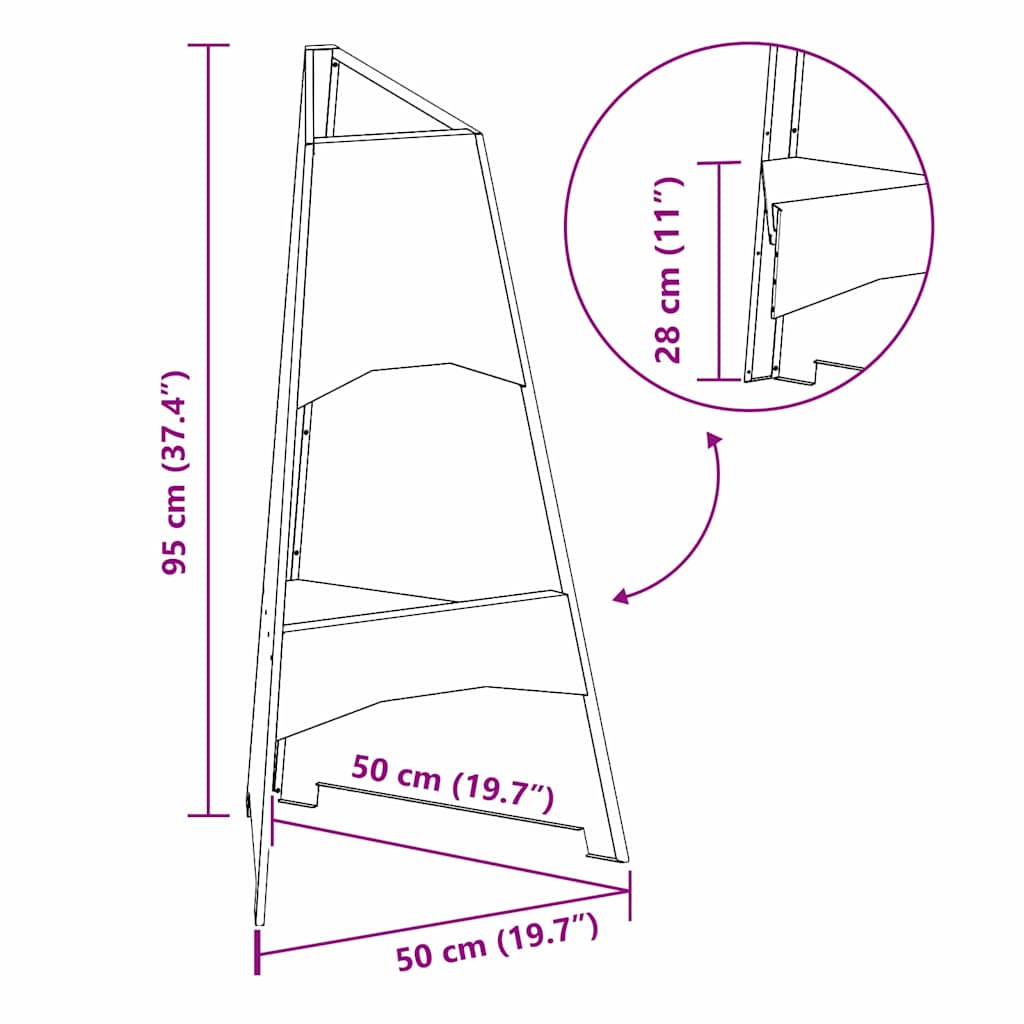 Kamin Crna 50 x 50 x 95 cm Čelik
