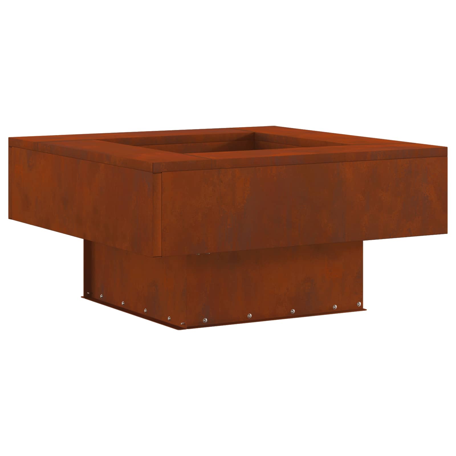 Kamin Smeđa 60 x 60 x 30 cm Čelik otporan na vremenske uvjete