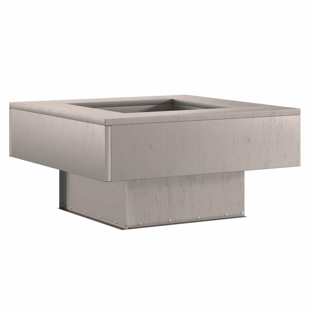 Kamin Rđa 60 x 60 x 30 cm Čelik otporan na vremenske uvjete