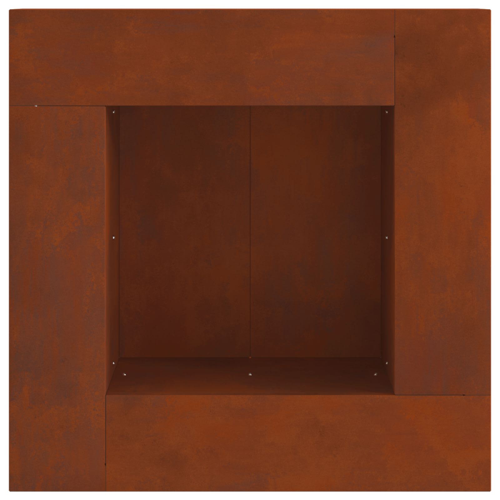 Kamin Smeđa 60 x 60 x 30 cm Čelik otporan na vremenske uvjete