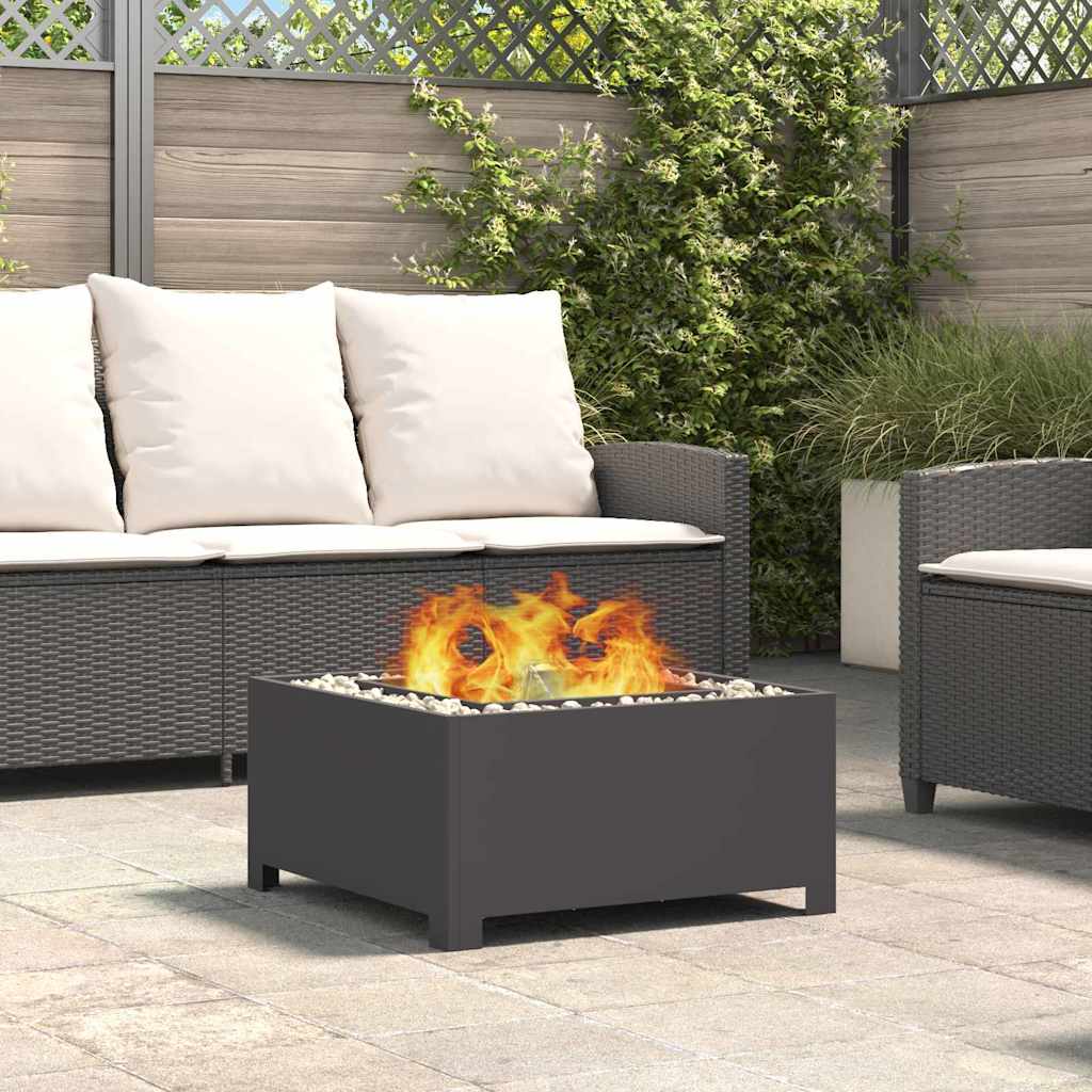 Kamin Crna 60 x 60 x 30 cm Čelik