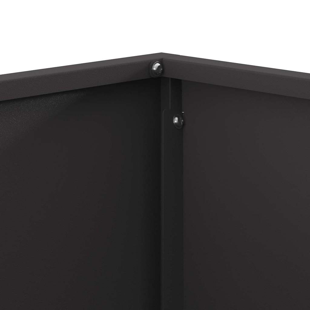 Vatra zdjela Crna 80 x 80 x 40 cm Otporni čelik