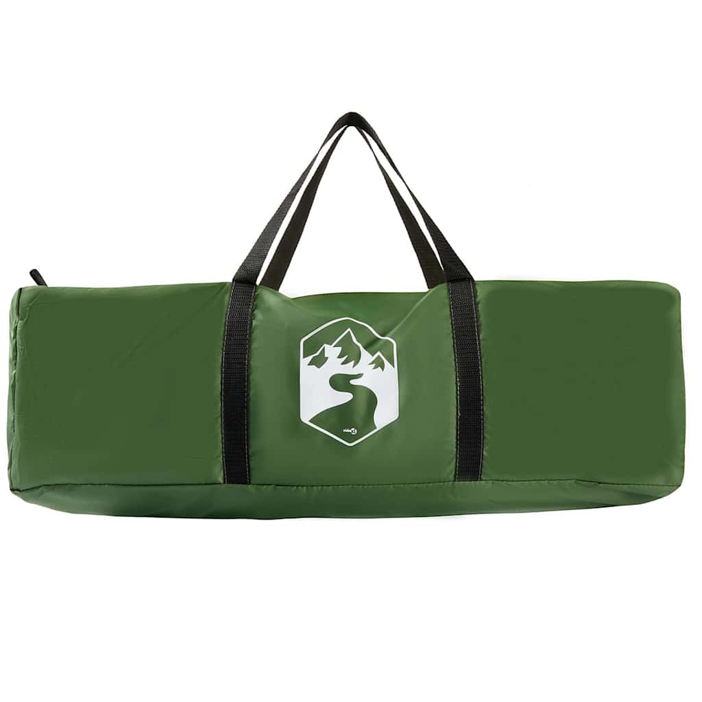Šator s nadstrešnicom Zelena 290 x 290 x 251 cm tkanina
