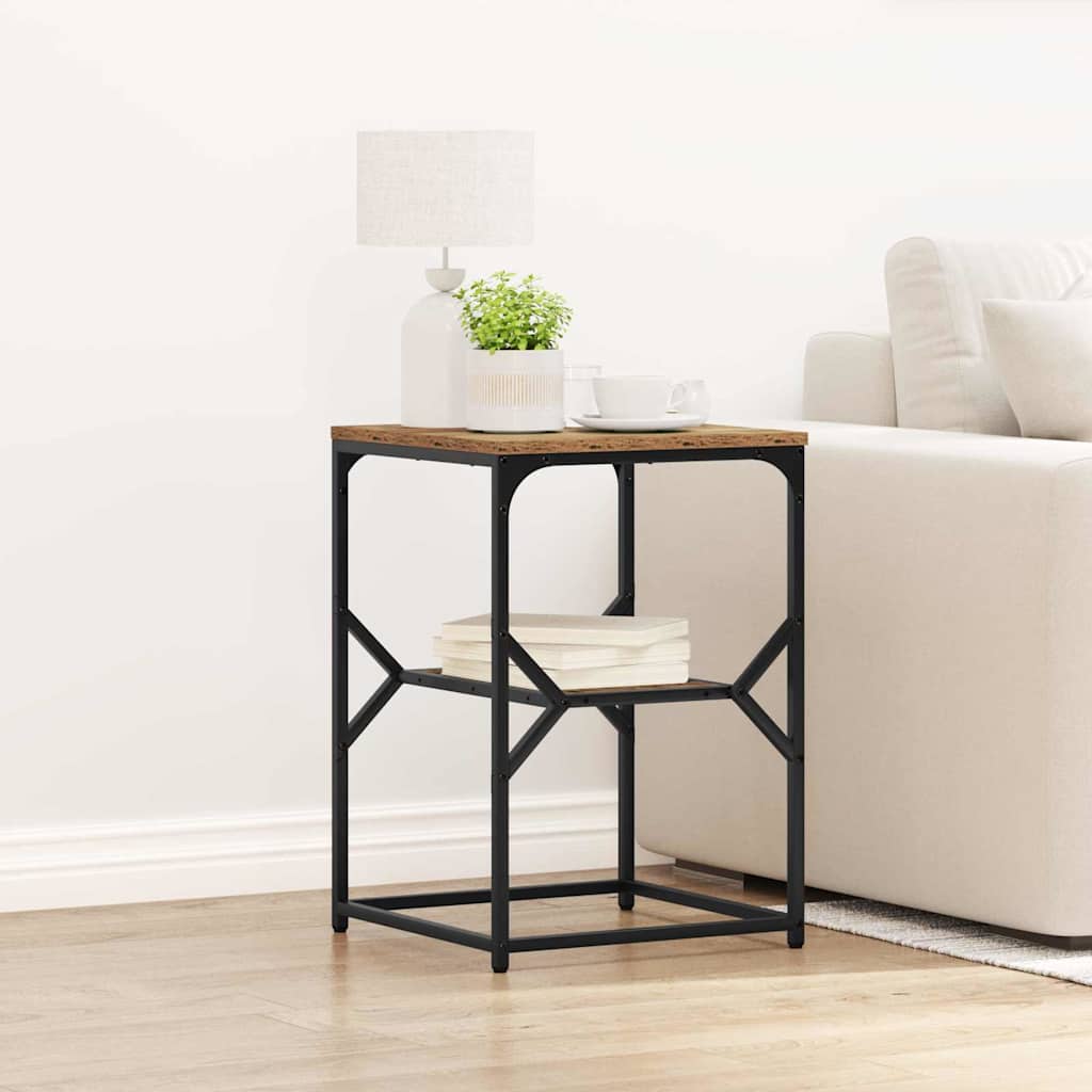 Bocni stol Staro drvo 41 x 40 x 60 cm Inženjerska drva i čelik