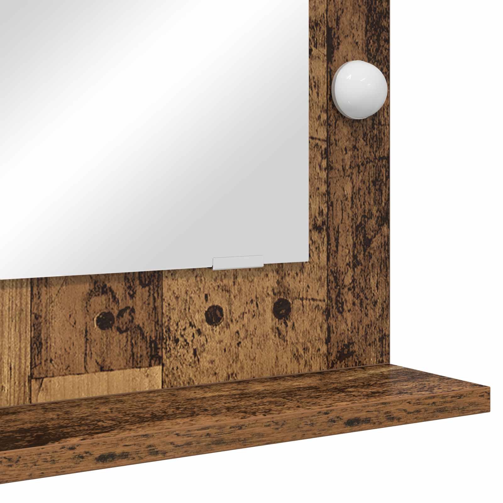 Ogledalo za Toalet Pravokutni Staro drvo 70 x 50 x 18 cm