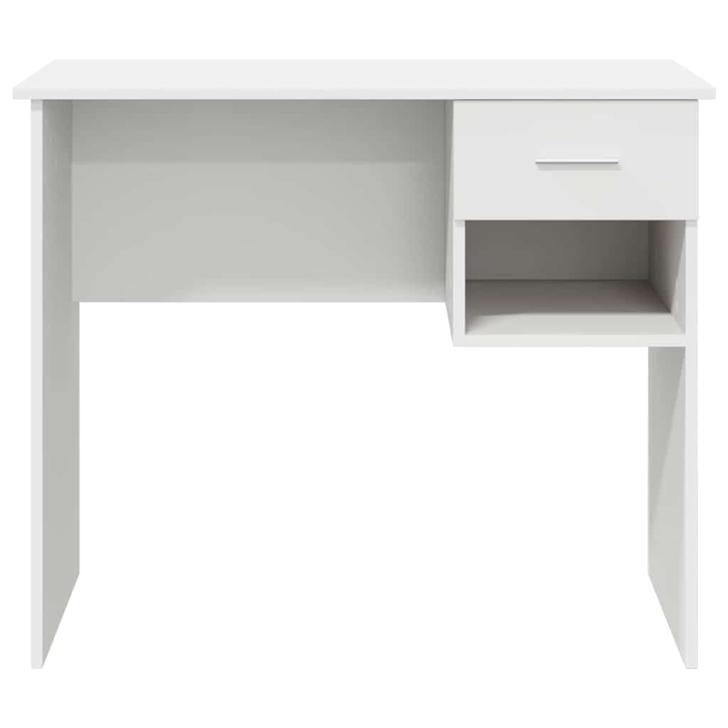 Stol s ladicama Bijelo 90 x 49 x 75 cm Konstruirano drvo