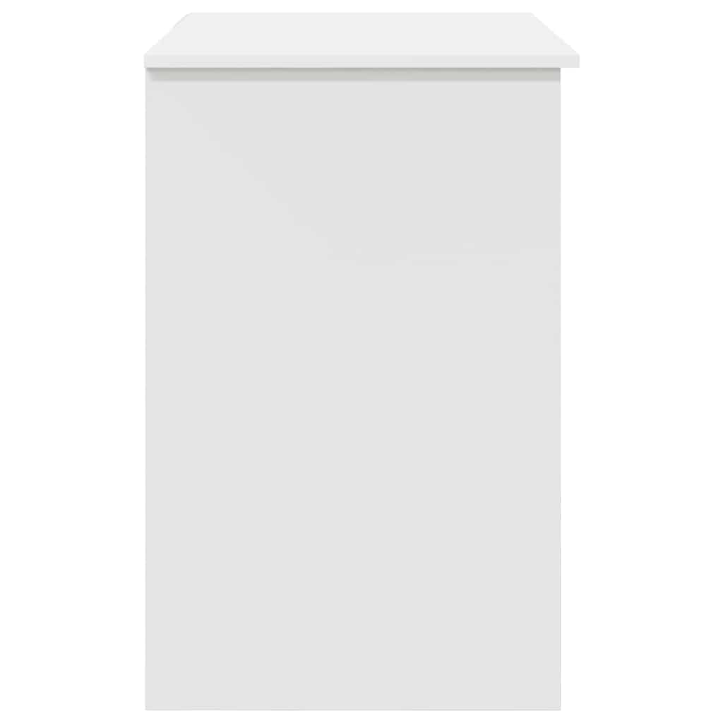 Stol s ladicama Bijelo 90 x 49 x 75 cm Konstruirano drvo