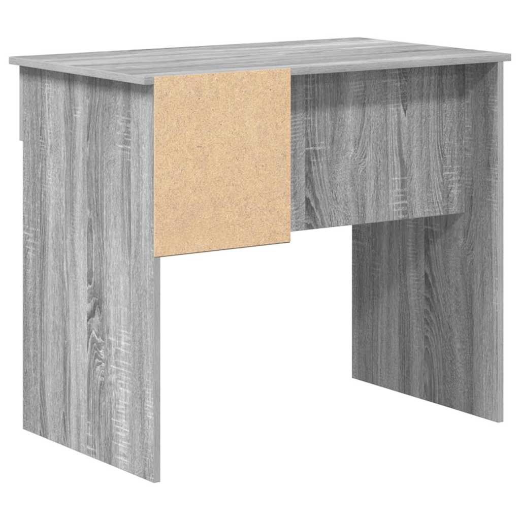 Stol s ladicama Siva Sonoma 90 x 49 x 75 cm Konstruirano drvo