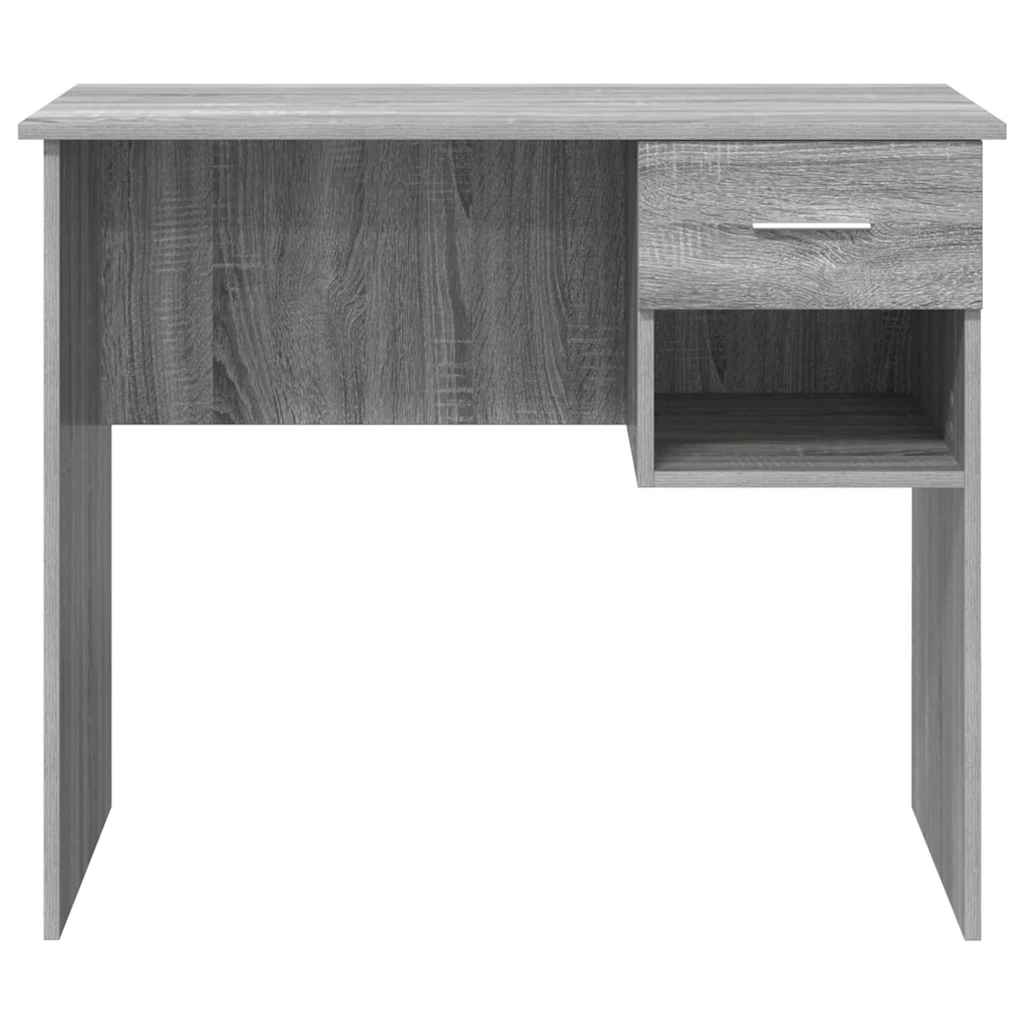 Stol s ladicama Siva Sonoma 90 x 49 x 75 cm Konstruirano drvo