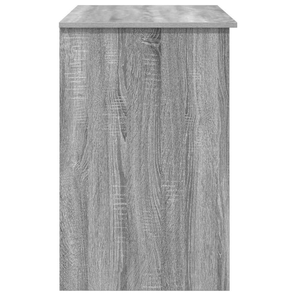 Stol s ladicama Siva Sonoma 90 x 49 x 75 cm Konstruirano drvo