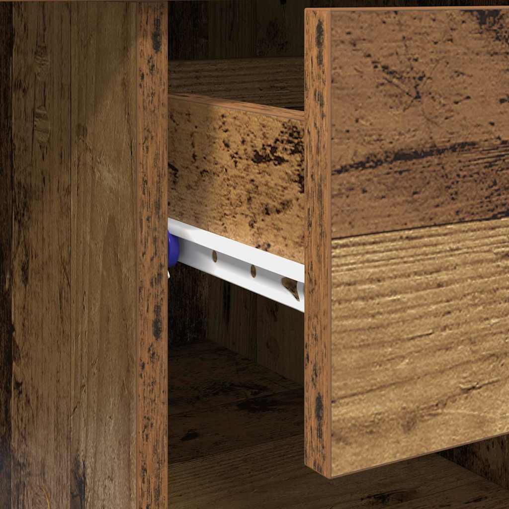 Stol s ladicama Staro drvo 90 x 49 x 75 cm Konstruirano drvo
