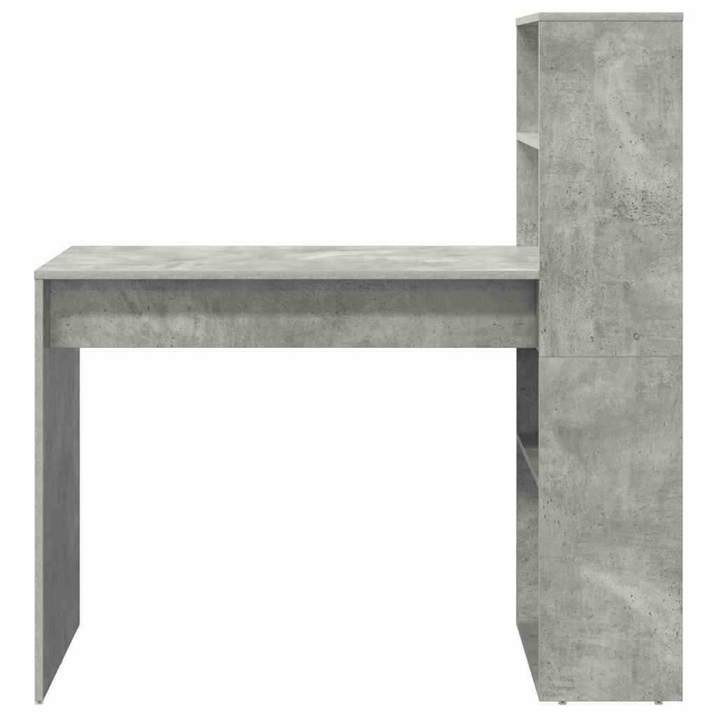 Stol Betonski sivi 113 x 54 x 120 cm Konstruirano drvo