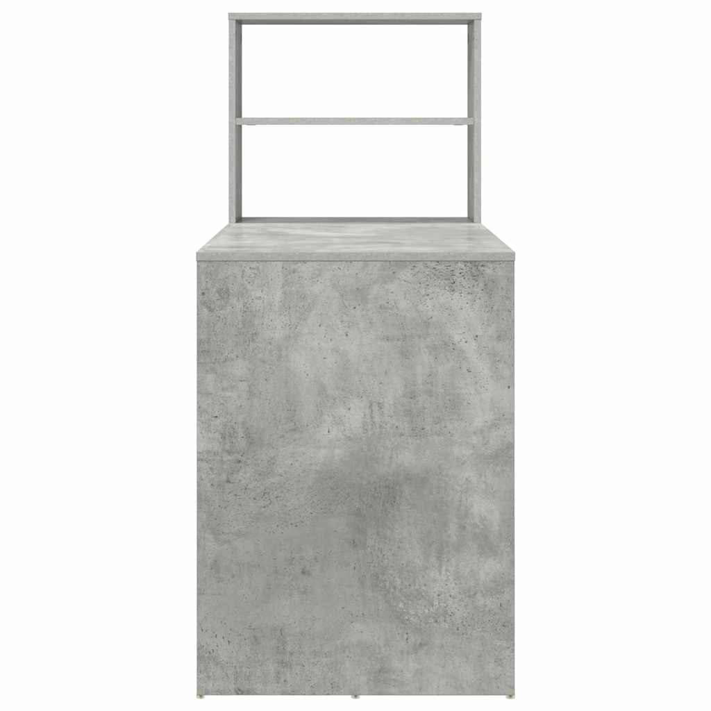 Stol Betonski sivi 113 x 54 x 120 cm Konstruirano drvo