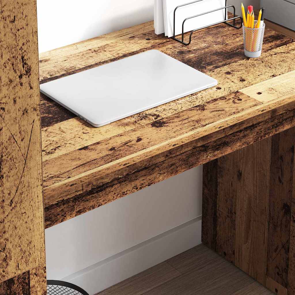 Stol s policom Staro drvo 113 x 54 x 120 cm Konstruirano drvo