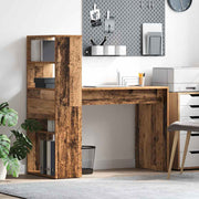 Stol s policom Staro drvo 113 x 54 x 120 cm Konstruirano drvo
