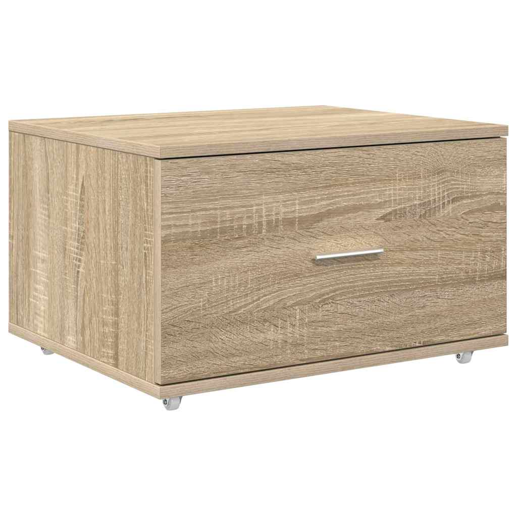 Ormar s ladicama s kotačem Sonoma hrast 55 x 45 x 31 cm