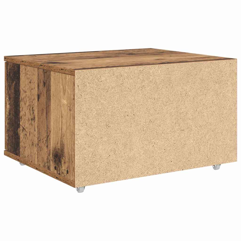 Ormar s ladicama s kotačem Staro drvo 55 x 45 x 31 cm